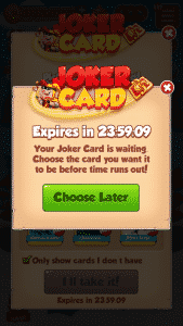 choose joker card