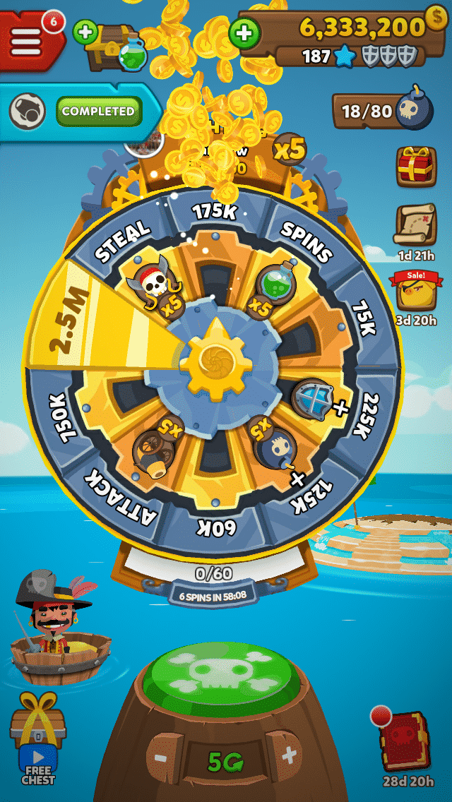 pirate kings free spins link 2024