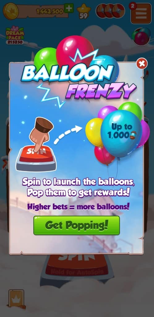 Coin Master Balloon Frenzy