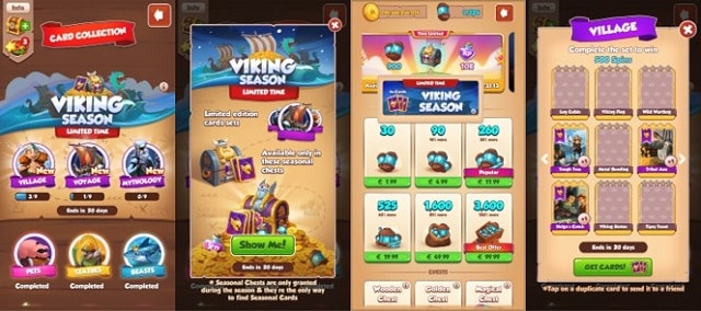 Seasonal Album - Seasonal Chest - Seasonal Card - Coin Master