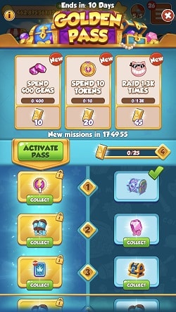 Golden Pass Rewards